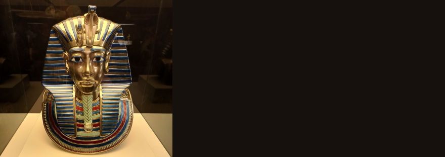 Eine billige Kopie der Goldmaske von Tutanchamun